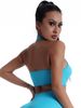 Women's Clothing Halter Neck Sports Bra For Women With Removable Chest Pads Gathered Underwear Solid Color Yoga Vest_ecoleips.com