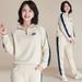 Women's Clothing Middle Aged And Elderly Ladies Large Size Fashion Casual Sports Suit Sweater Two Piece Suit Stylish Age Reducing Mother's Wear_ecoleips.com