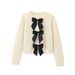 New European And American Women's Clothing Fashion Soft Slim-fitting Crew Neck Long-sleeved Knitted Sweater_ecoleips.com
