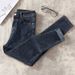 High Waisted Cropped Skinny Jeans for Women Slimming Versatile Stretchy Pencil Jeans Trendy Spring Autumn 2021 Style_ecoleips.com