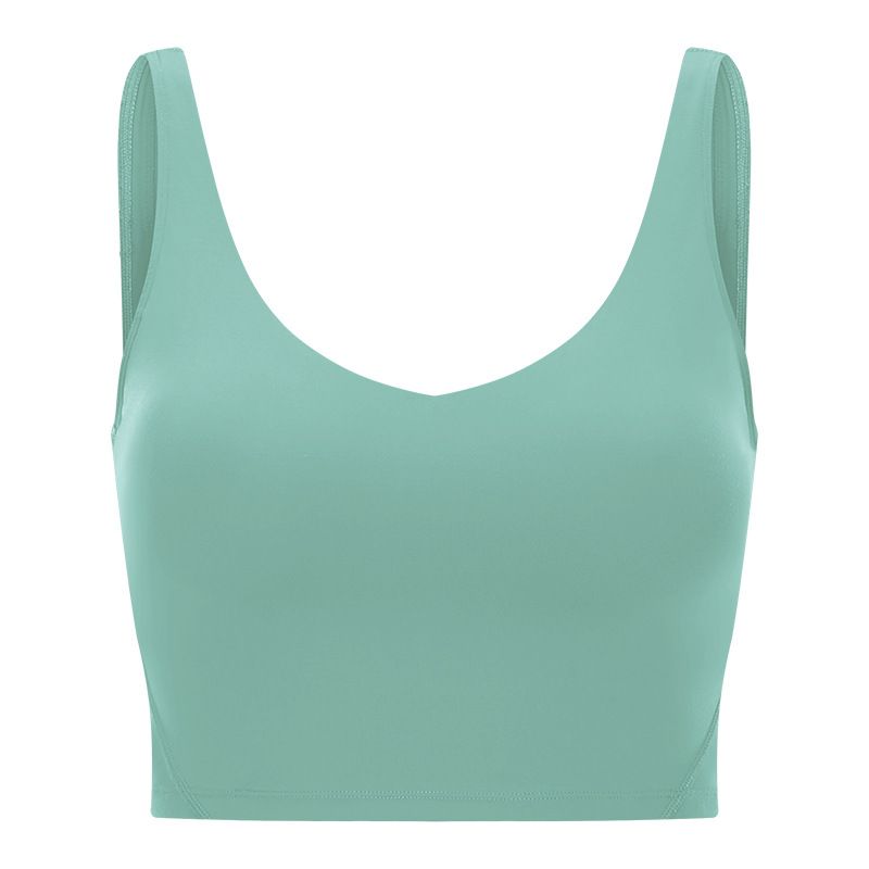 2023 New Style Vest Style Sports Bra, Shockproof Yoga Underwear, U Shaped Beautiful Back Fitness Top (Dropshipping Available)_ecoleips.com