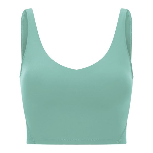 2023 New Style Vest Style Sports Bra, Shockproof Yoga Underwear, U Shaped Beautiful Back Fitness Top (Dropshipping Available)_ecoleips.com