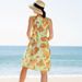 "Off-Shoulder Floral Print Sun Cover-Up – Sexy Beach Dress, Tummy Control & Lightweight, Stylish Women's Swim Cover"_ecoleips.com