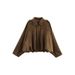Trendy Faux Suede Bomber Jacket For Women – 3D Textured Zippered Coat In Olive, Black, Wine & More_ecoleips.com