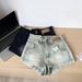 American Retro Girl Denim Shorts For Women, 2026 Summer New Style, Petite Figure-flattering A-line Wide-leg Ultra-short_ecoleips.com
