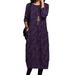 Women's Clothing Women's Casual Long Sleeve Dress With Pocket Personalized Print Crew Neck Spring Fashion For Formal & Casual For Women_ecoleips.com