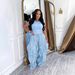 European And American Women's Sleeveless Set TW838 Sexy Two Piece with Wide Leg Patchwork Lace Pants Summer Fashionable_ecoleips.com