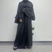 Verve Dubai Women's Fashion Elegant Cardigan Robe Double Layer Bell Sleeve Two-Piece Set With Inner Skirt K205_ecoleips.com