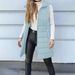 Women's Plus Size Cotton Vest Jacket Autumn/Winter Solid Color Zipper Pocket Mid Length Style Clothing_ecoleips.com