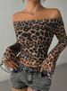 Autumn Women's T-Shirt New Streetwear Fashion Long Sleeves O-Neck Tees Sexy Leopard Backless Female Versatile Knitted Clothing_ecoleips.com