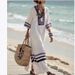 Women's 3D Digital Print Kaftan Long Dress V Neck Three Quarter Sleeve With Long Patch Pocket Fashion_ecoleips.com