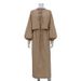 European American Women's Fashion 2026 New Vintage Tea-style Outfit, A Complete Set Of Puff-sleeve Shirt And Skirt For_ecoleips.com