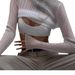 Women's Long Sleeved Mesh T-Shirt European American Ins Style Early Autumn Solid Color High Neck Slim Fit Top_ecoleips.com