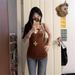 Retro Brown Camisole Tank Top for Women Sexy V Neck Halter Neck Sleeveless Top for Cross Border Trade Wholesale_ecoleips.com