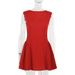Elegant Backless Bodycon Dress - Stretchy A-Line Mini Dress For Women, Sexy Sleeveless Clubwear, Casual & Party Outfit (Black/Red)_ecoleips.com