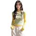 Colorful, Faux Two-Piece Long-Sleeved Base Shirt With Double-Sided German Wool Fabric Perfect For Autumn And Winter As_ecoleips.com