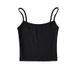 Women's Clothing Flat Short Camisole Vest Female Fashion Elastic Tight Camisole Basic Top_ecoleips.com