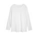 Crew Neck Versatile T-shirt Women's 2026 Autumn New Long-sleeved Student Loose Inner Bottoming Shirt Top_ecoleips.com