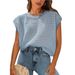 2026 Summer New Cross-Border European And American Fashion Women's Round Neck Hollow Out Sun Protection Knitted_ecoleips.com