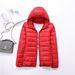 Siyu Clothing Autumn Winter New Lightweight Down Jacket Women's Hooded Thin Large Size Coat_ecoleips.com