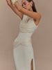 Balitops Sexy Sleeveless Pleated Bodycon Elegant Backless Maxi Dress Women Slim Fit High Waist Thigh Split Party Evening Dress_ecoleips.com