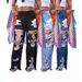 Trendy Distressed Ripped Jeans For Women - High Waist Straight Leg Denim Pants With Floral Embroidery - Comfortable Stretch Fabric_ecoleips.com