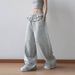 Women's Clothing Loose Fitting All Match Casual Pants For Women Spring New Sweatpants Skirt Style Casual Pants Straight Leg Sports Pants_ecoleips.com