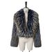 Faux Fur Short Coat – Crescent Collar Women’s Jacket (Milk White/Zhang Qing, S/M/L/XL/XXL)_ecoleips.com