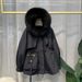 girl Charming Parka For Women 2024 Winter New Style Rex Rabbit Inner Jacket With Detachable Fox Fur Collar_ecoleips.com