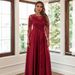 Women's Clothing Lace Swing Sexy Long Skirt Trailing Banquet Evening Gown New Style_ecoleips.com