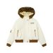 girl American Retro Thickened Hooded Cotton Jacket 2025 Winter Women's Loose Short Fur Collar Parka_ecoleips.com