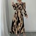 Women's Clothing 2025 New Commuter Fashion Round Neck Long Sleeve Waist Large Swing Dress Female_ecoleips.com