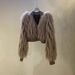 V-neck Fox Fur Short Coat New Versatile Fashion Coat_ecoleips.com