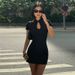 French-style Bodycon Nightclub Dress For Women, 2026 Spring New Product, Sexy Slimming, Bust-revealing, Short-sleeved_ecoleips.com