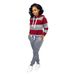 X6005 Exclusive For Cross-border Sales: Striped Patchwork Hooded Sweatshirt Pants Set, Bestseller, European And_ecoleips.com
