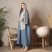 Modest Abaya Dress Elegant Muslim Dress Floral Sequins & Satin Panels For Special Occasions– Modest Long-Sleeve Maxi Dress With Comfortable Fabric_ecoleips.com