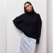 Oversized Soft Mock Neck Sweater – Cozy Dropped Shoulder Pullover In 12 Trendy Macaron Colors, Lightweight Viscose Blend_ecoleips.com