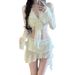 Elegant Slimming Sexy Bikini Set Pure Alluring Women's Swimwear for Vacations And Hot Springs_ecoleips.com