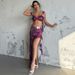 Women's French Street Style Ruffled Print Suit Sexy Slit Skirt Set Resort Wear Summer New Regular Fit Spring/Autumn Clothing_ecoleips.com
