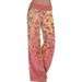 Suitable For All Seasons 2025 Women's Loose Fit Printed Yoga Wide Leg Sports Pants_ecoleips.com