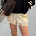 Talenza Women's Summer Shorts Sexy Lace Patchwork Casual High Waist Shorts Fashion Commuting Vacation Party Chic Women's Shorts_ecoleips.com