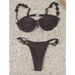 Women's Clothing Large Size New Steel Bikini Sexy Seaside Vacation Solid Color Split Swimsuit Female_ecoleips.com