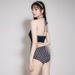 Women's Clothing One Piece Swimsuit Sexy Hollow Irregular Pure Desire Style, Covering The Flesh And Showing Thinness, Seaside Holiday Swimsuit_ecoleips.com