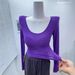 Women's Thin Wide round Neck Long Sleeve T-Shirt Slightly Sheer Fitted Top Perfect for Autumn Base Layer Effortlessly Sexy_ecoleips.com