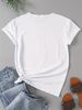 100 COTTON Casual White Round-neck T-shirt With Colorful Bear Desig Short Sleeves Women's FashionT-Shirt Mit Aufgedruckter_ecoleips.com