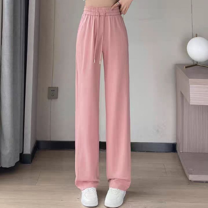 Suitable For All Seasons 8021 Summer New Linen Tencel Wide-leg Draped Slimming Casual Pants YDY_ecoleips.com