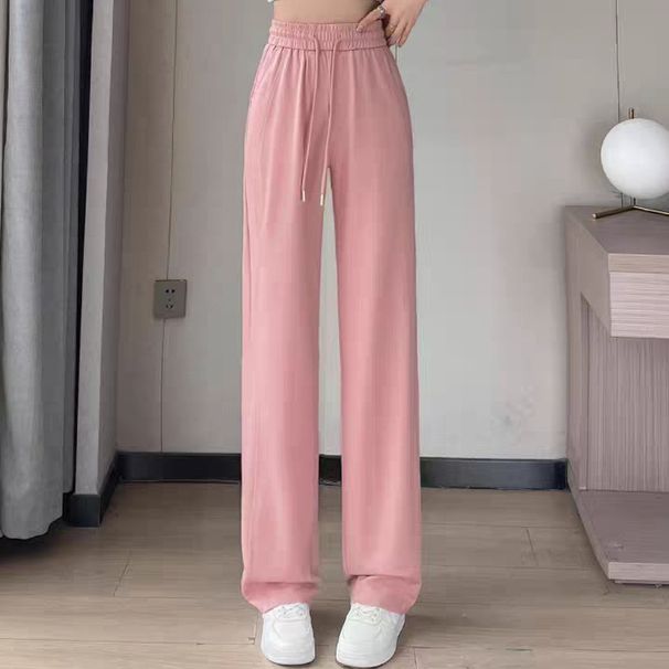 Suitable For All Seasons 8021 Summer New Linen Tencel Wide-leg Draped Slimming Casual Pants YDY_ecoleips.com