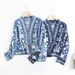 Women’s Embroidered Denim Shirt – Vintage Floral Long Sleeve, Euro-American Retro Style (M-L)_ecoleips.com