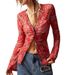 Europea America Cross-border 2026 Sprig Ew Prited Shirt Wome, Slim-fit, Retro Style, Suitable For Work Ad_ecoleips.com
