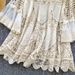 Bohemian Retro Knitted Dress For Women Summer Loose Hollow Hook Design Splicing Temperament Short Skirt_ecoleips.com